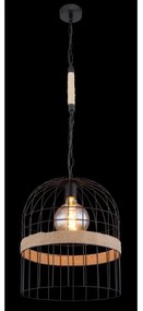 Globo 15677H1 - Lampadario su catena HALIA 1xE27/60W/230V