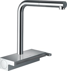 Miscelatore monocomando da cucina 250 con bocca estraibile 2jet e getto laminare Cromo Aquno Select M81 73836000 Hansgrohe