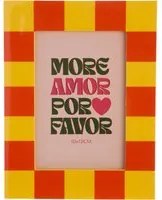Portafoto 10x15 cm More Amor arancione