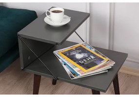 Comodino CROSS 55x50 cm antracite