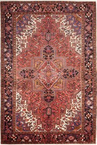 Heriz Tappeto persiano 210 x 310 Rosso (Iran) Annodato A Mano