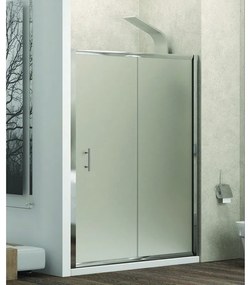 Kamalu - nicchia doccia 120cm vetro satinato anticalcare kf5000