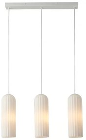 Nordlux - Lampadario a cavo MIELLA 3xE27/25W/230V bianco