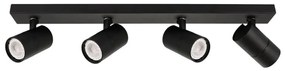 ITALUX SPL-2813-4B-BL - Faretto LACONI 4xGU10/35W/230V nero