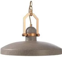 Lampadario cemento rustico pendente sospensione LED E27 tavolo cucina 230V COLORE GRIGIO SCURO