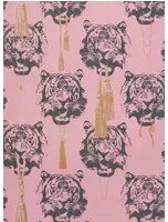 Studio Lisa Bengtsson Carta da parati Coco Tiger - Pink