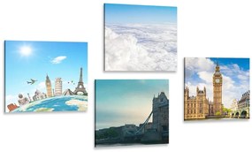 Set di quadri – Viaggio a Londra
