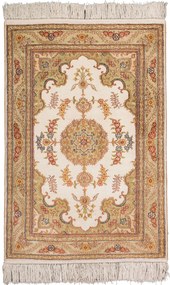 Hereke Tappeto 60x90 Beige (Cina) Annodato A Mano