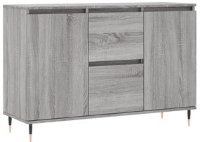 Credenza grigio sonoma 104x35x70 cm in legno multistrato