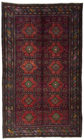 Hamedan Tappeto 280x170 Rosso (Iran) Annodato A Mano