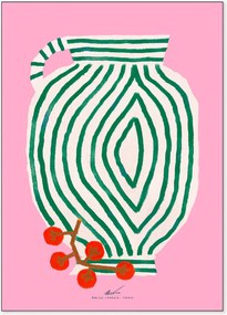 Stampa digitale incorniciata Vase And Currants