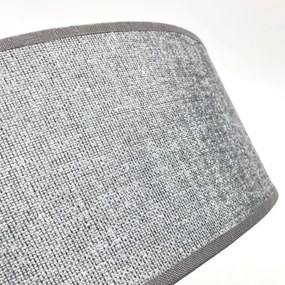 Plafoniera SIRJA 1xE27/15W/230V Ø 35 cm grigio