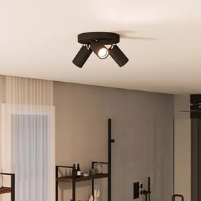 Philips - Luce Spot da bagno IDRIS 3xGU10/5W/230V IP44 nero