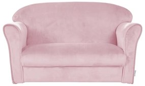 Divano per bambini in velluto rosa chiaro 78 cm Lil Sofa - Roba