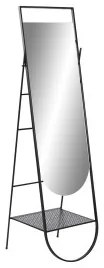 Specchio spogliatoio Home ESPRIT Nero 44,4 x 40 x 162 cm