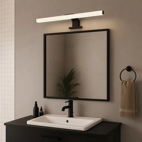 Rabalux 75052 - Illuminazione a LED per specchio da bagno OLIRO LED/9W/230V IP44 60 cm nero