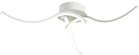 Plafoniera LED moderno Roxie, bianco, luce naturale NOVECENTO