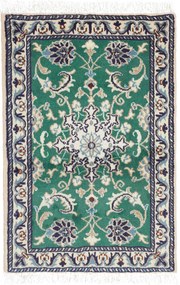 Nain Tappeto 90x60 Verde (Iran) Annodato A Mano