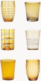 Set di 6 bicchieri fatti a mano Melting Pot