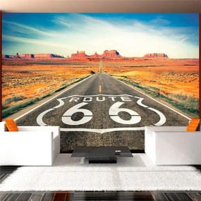 Fotomurale  Route 66  Colore Bianco, Dimensioni e Misure 350x245