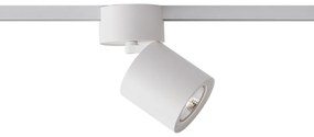 Faretto bianco moderno per sistema a binario monofase GU10 70mm - Iconic Roto
