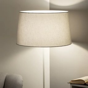 Brilagi - Lampada da terra LED CERIA 1xE27/40W/230V Ø 45 cm grigio/bianco
