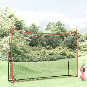 Rete Da Golf Nera E Rossa 305x91x213 Cm İn Poliestere /