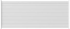 Recinzione GARDENGATE Lima bianco in alluminio L 200 x H 98.6 x P 3 cm