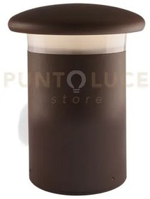 Palo led bitt bronzo in alluminio 10w 1284lm 4000k ip65 27,5x20,9x2...
