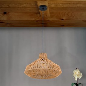 Orion HL 6-1813/1 - Lampadario a sospensione con filo BASKET 1xE27/40W/230V diametro 40 cm canapa