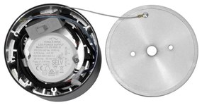 Applique da soffitto 20W Nera CCT Bianco Variabile Angolo 24°/38° Bridgelux LED