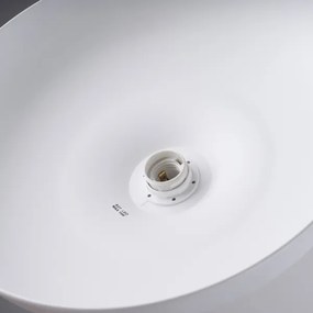 Sollux SL.1323 - Lampadario a sospensione con filo INDY 1xE27/15W/230V diametro 38 cm bianco