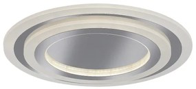 Rabalux 71315 - Plafoniera LED dimmerabile da soffitto TANELI 56W/230V 3000/4000/6000K finitura cromata + telecomando