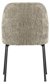 Sedie da pranzo in set color crema in velluto 2 pz Vogue – WOOOD