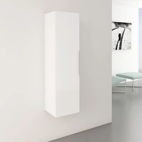 Colonna per mobile bagno Essential SENSEA 1 anta P 30 x L 30 x H 116 cm bianco laccato truciolare