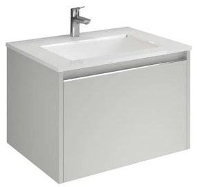 Mobile da bagno sotto lavabo Cielo grigio perla opaco L 60 x H 40 x P 45.5 cm 1 cassetto, lavabo non incluso