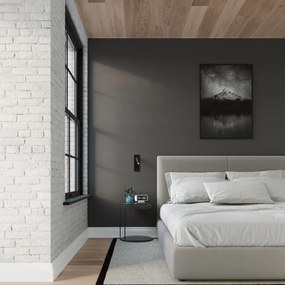 Lampada da parete nera in metallo Chimery – Sollux