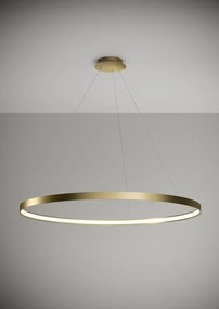ANELLO Sforzin illuminazione Sospensione Ø109cm Oro Dimmer 3000K