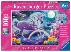 Puzzle Ravensburger 12980 Unicorno Porporina XXL 100 Pezzi