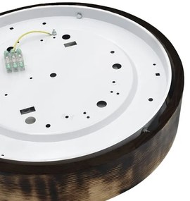 Brilagi - Plafoniera LED CARVALHO SMOKEY LED/36W/230V rovere, diam. 37,5 cm