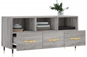 Mobile tv grigio sonoma 102x36x50 cm in legno multistrato