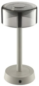 Brilliant - Lampada da tavolo LED a sfioramento dimmerabile ricaricabile RAZOR LED/2,5W/5V 2700K IP44 grigia