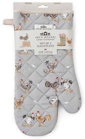 Set di guanti da forno in cotone 2 pz Hen House – Cooksmart ®