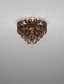 Giogali lampadadario a soffitto 40 cristallo rame e bronzo opaco 2 ...