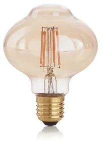 10 Lampadine Led Bolla E27 4 Watt 2200 K 380 Lm Vintage Ambra