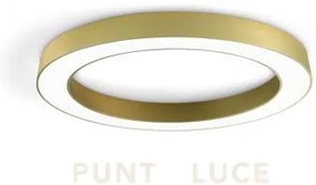 Globus plafoniera a led 3000+4000k 6420lm 80w cct d.100cm oro dimme...