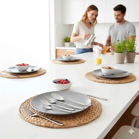 Servizio Set di Posate 24 pezzi in Acciaio Inox Eme Etoile...