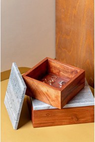 Scatola decorativa marrone in legno Acacia – PT LIVING