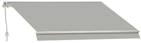 Tenda da sole a bracci estensibili, motorizzato mod. T137 M, L 2.95 x 2 m grigio cenere