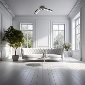 Plafoniera LED INFINITY LED/21W/230V nero